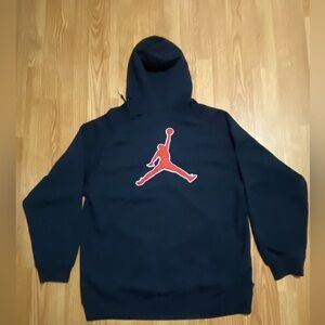 Air Jordan Zip Up Hoodie, Black With Red Logo, XL, NWOT